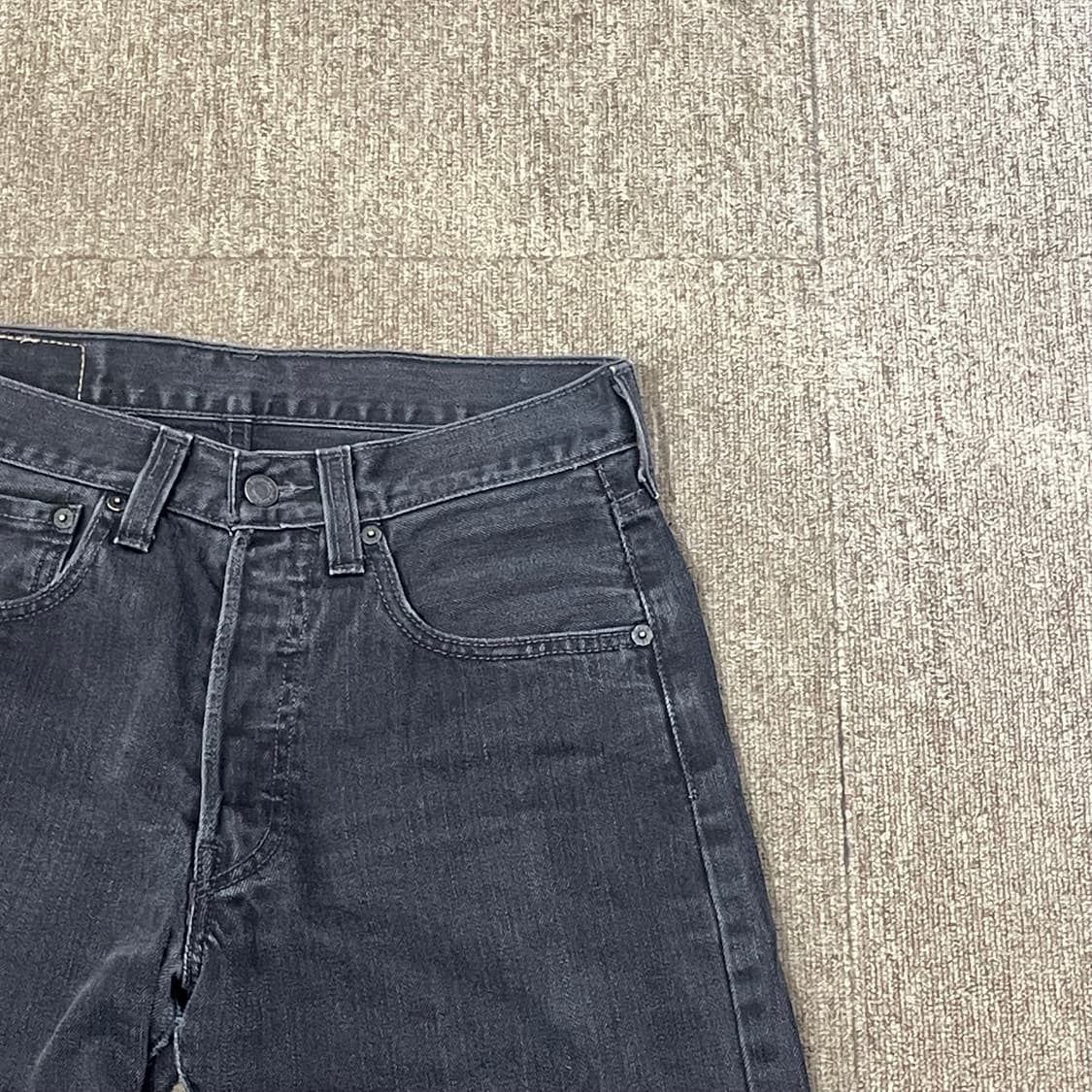 (31) Levi's 501 (리바이스 스트레이트 블랙 데님) 상품이미지5