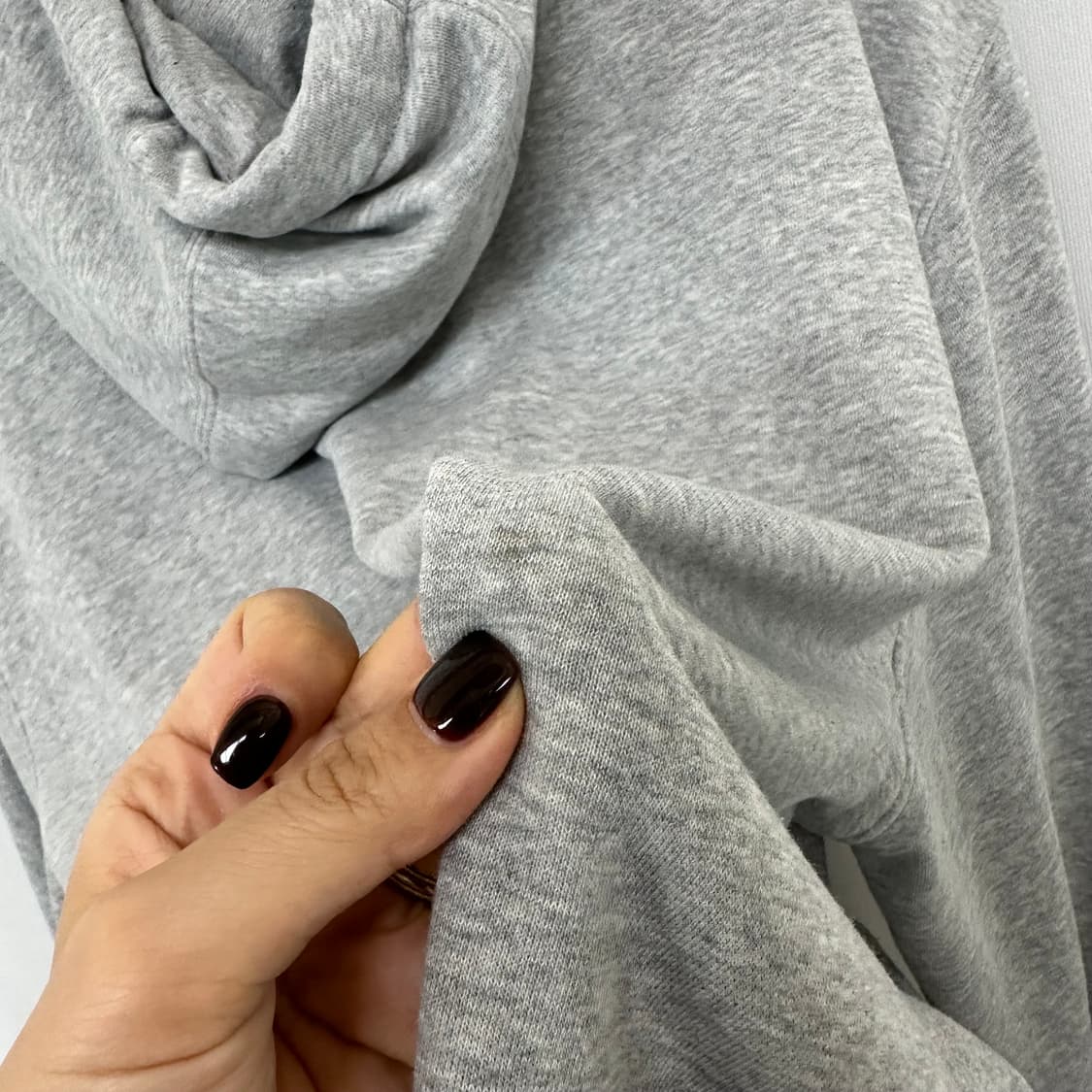   나이키 남자 면100% 후드티 그레이 L  EIW 상품이미지5