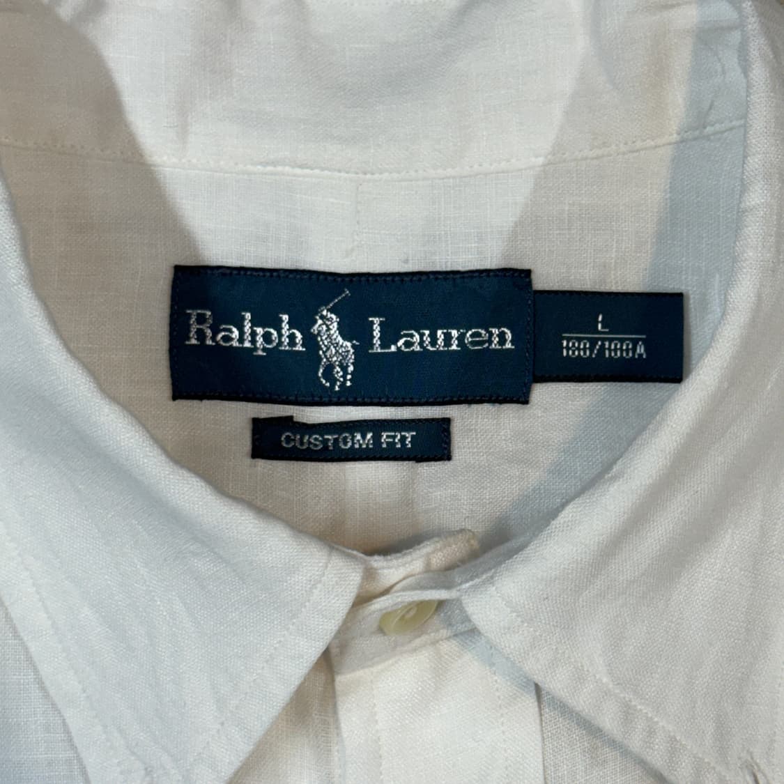 L) 폴로 랄프로렌 클래식핏 화이트 린넨 셔츠 T93 상품이미지6