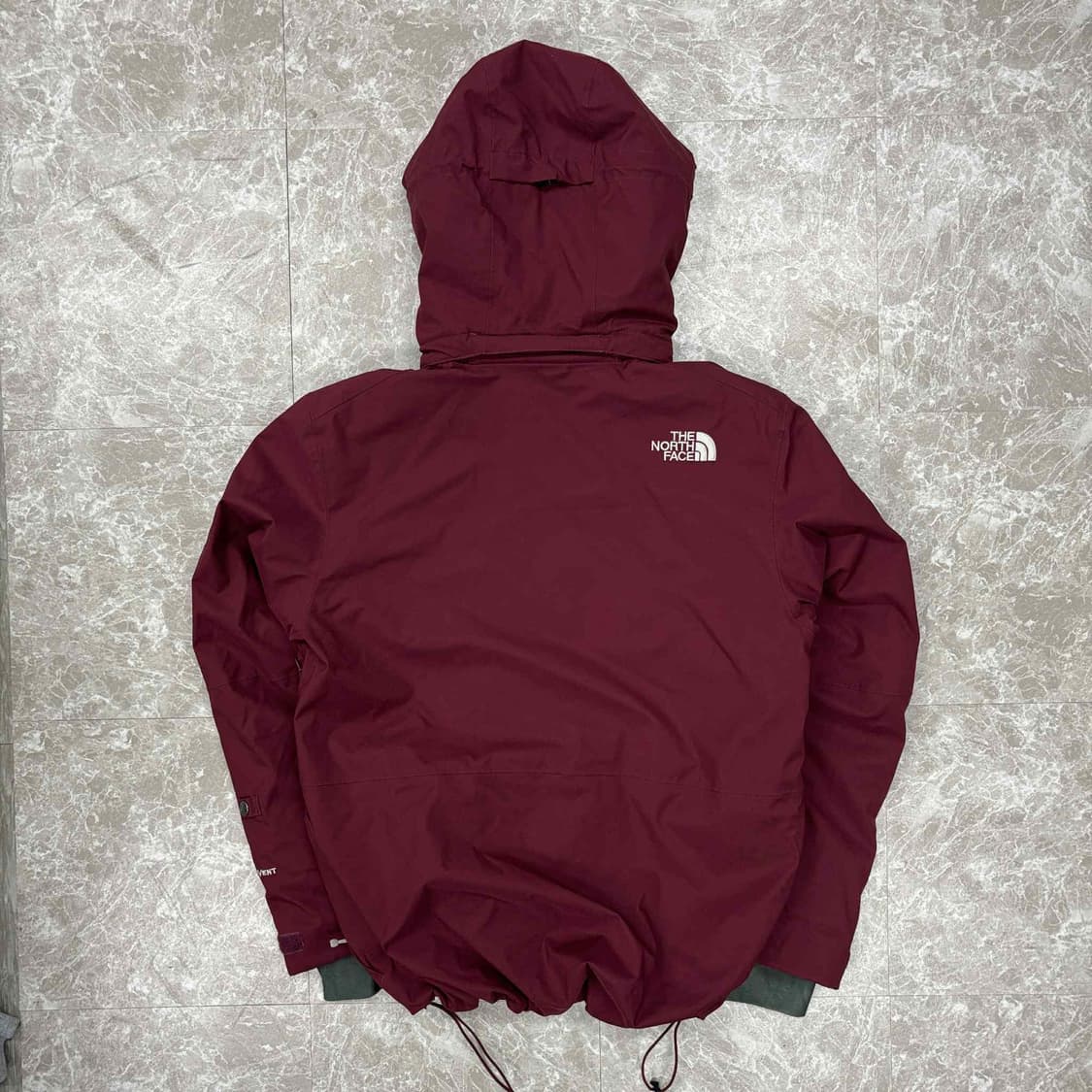 노스페이스 hyvent 버건디 평창올림픽 다운 고프코어 패딩 점퍼 자켓( 상품이미지5