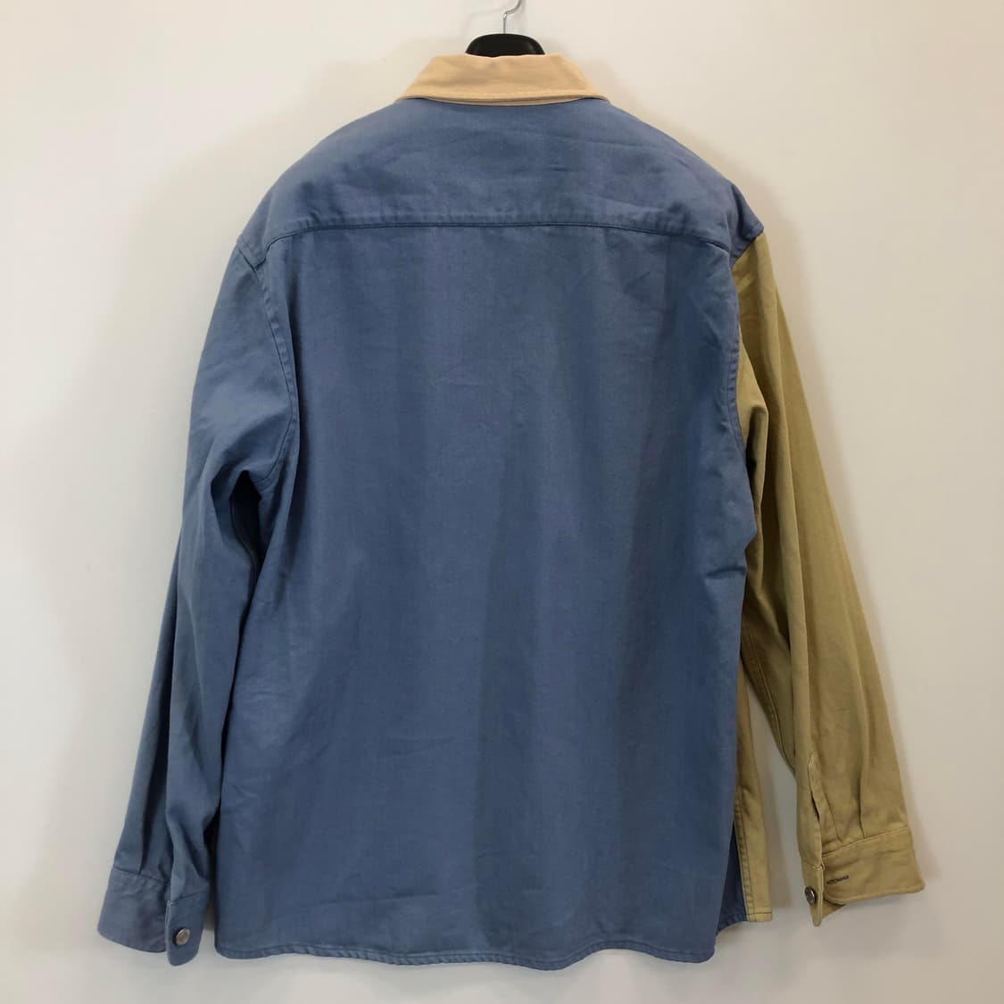 자라 (새상품) 컬러블록 데님셔츠 XL 상품이미지4