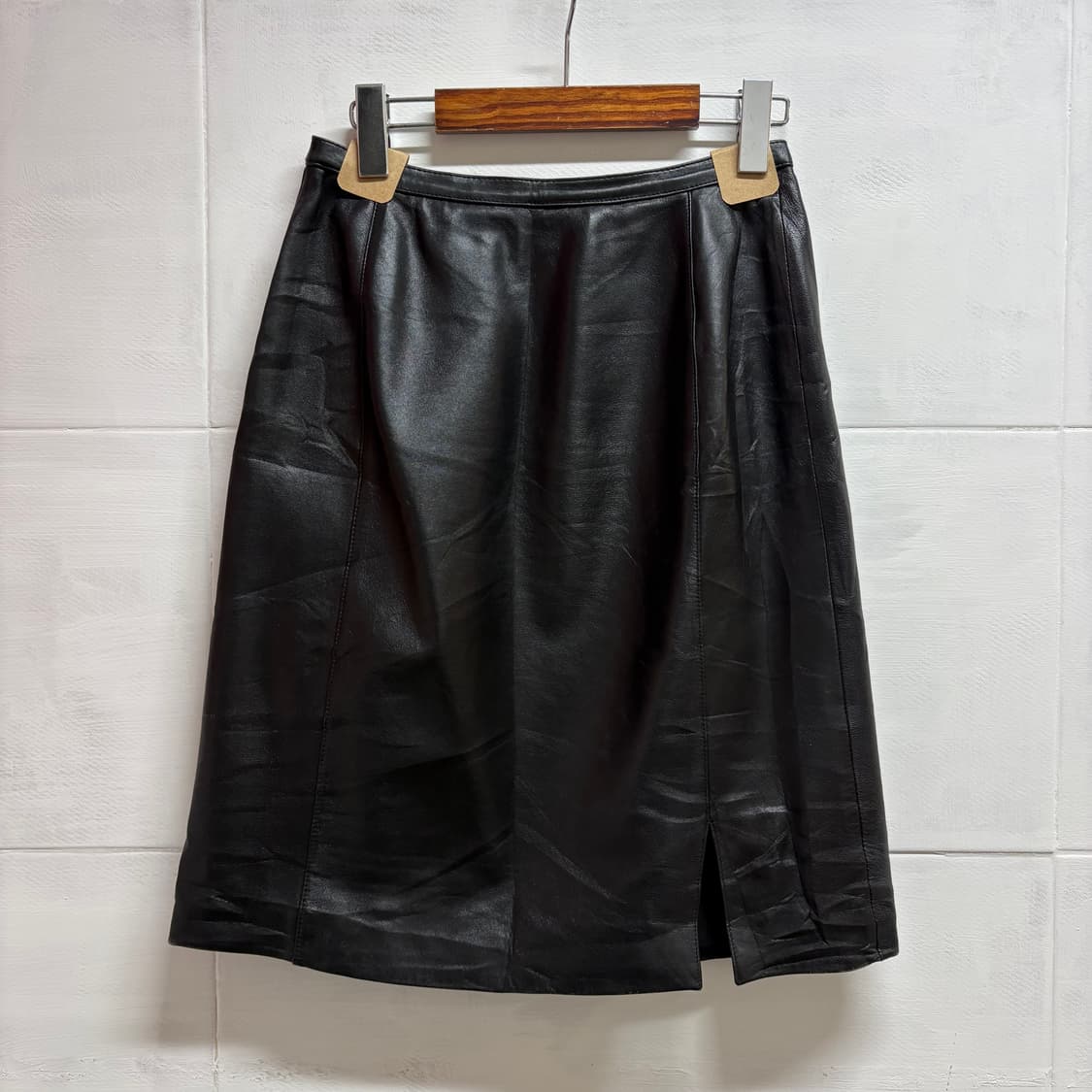 양가죽 램스킨 미디 스커트 JPN 상품이미지3