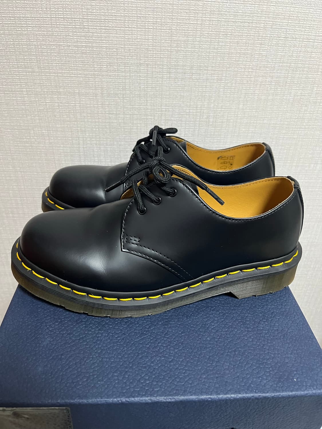 닥터마틴1461 3홀 스무스 38(240)사이즈 블랙 상품이미지3