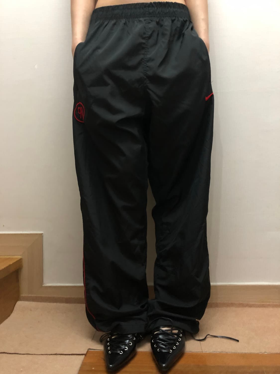 빈티지 나이키 블랙 트레이닝 팬츠 상품이미지2