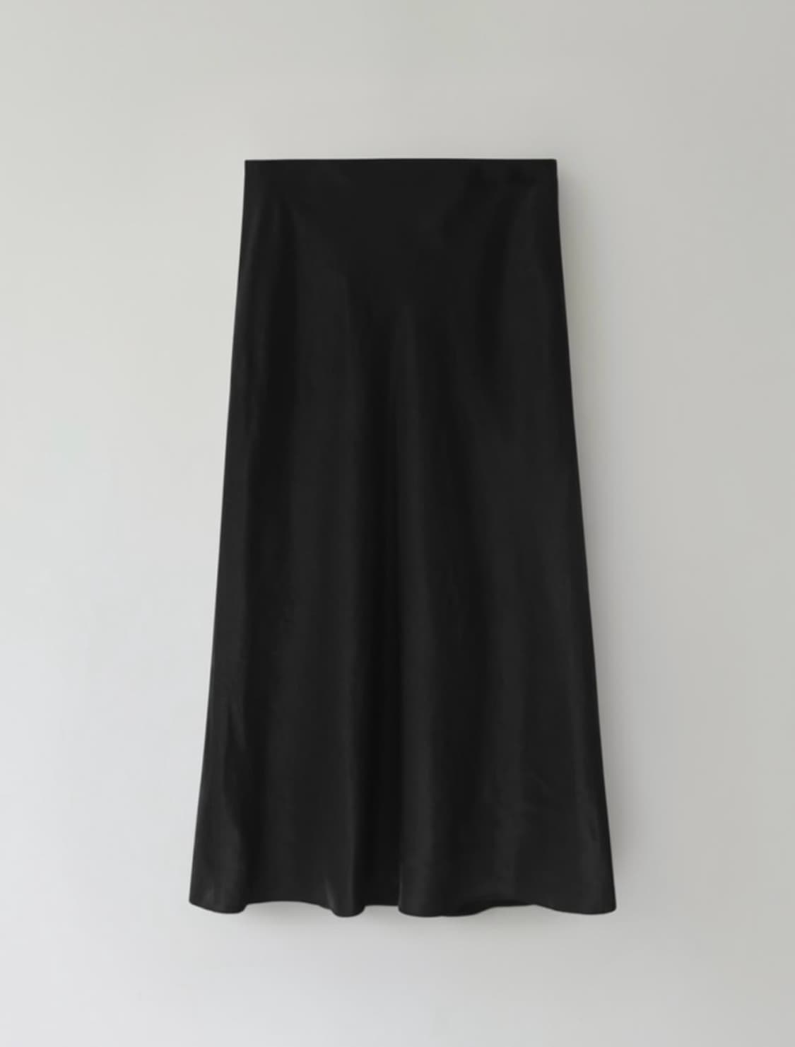 Nothing Written Satin flared skirt - S 상품이미지3