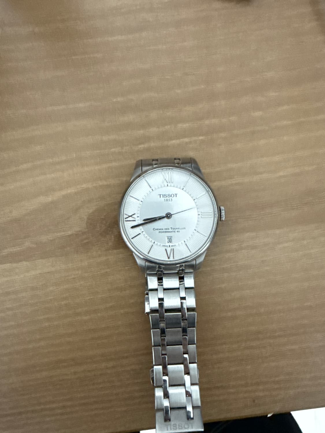 티쏘 슈망데뚜렐 파워매틱 80 판매합니다 상품이미지1