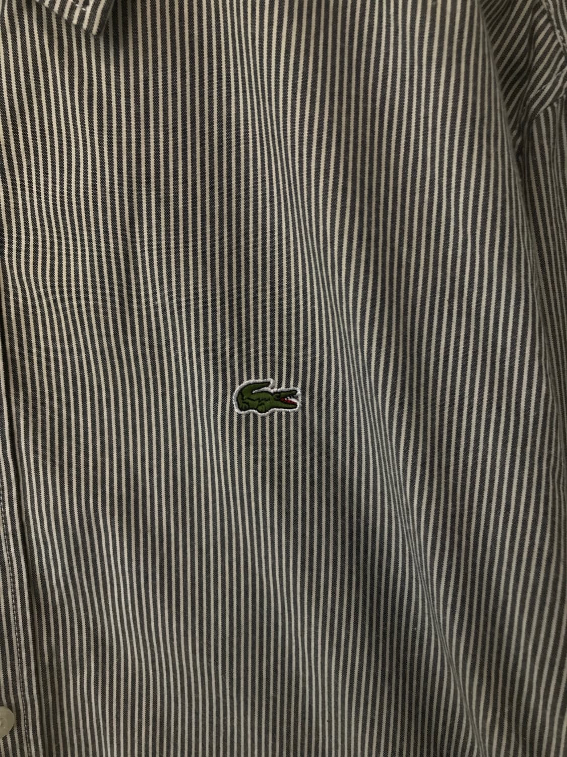 라코스테 자수로고 스트라이프 셔츠 상품이미지4