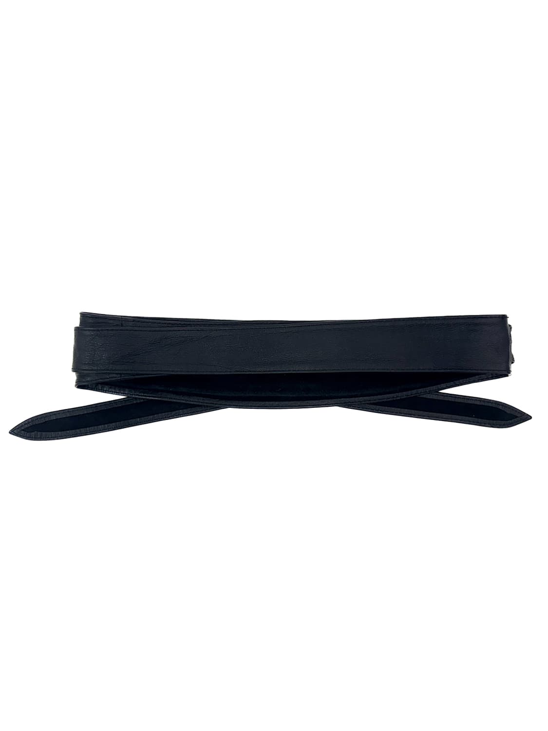 Goa Black Leather Obi Belt 상품이미지2