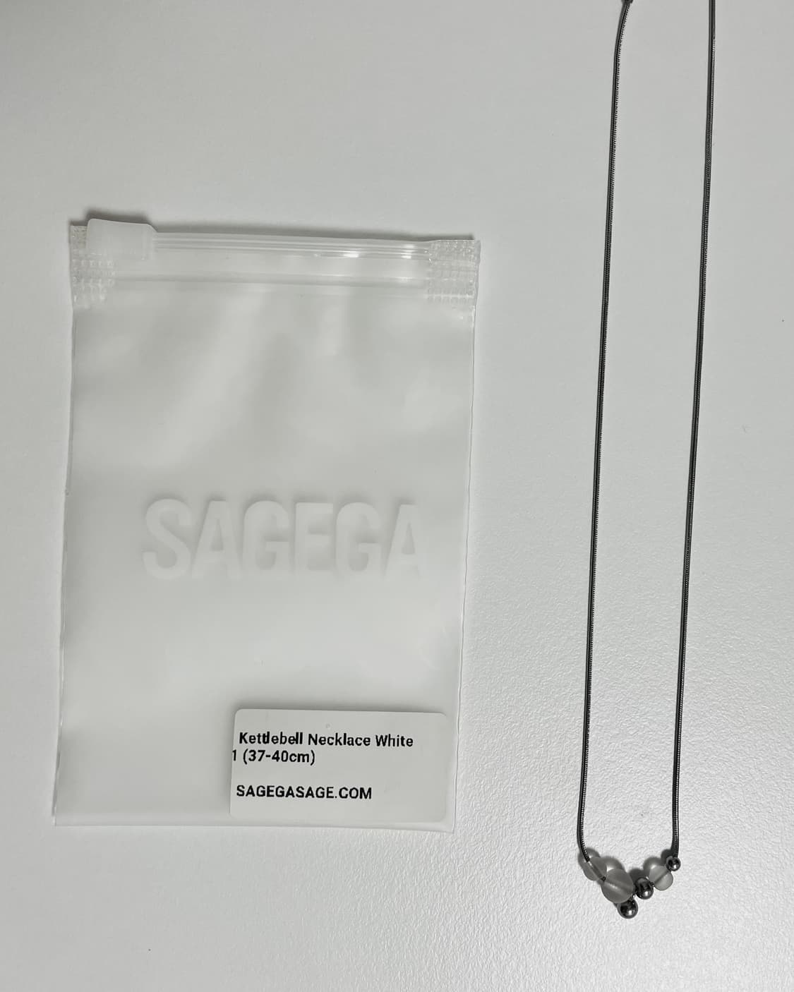 세이지가 SAGEGA 목걸이 Kettlebell necklace 상품이미지4