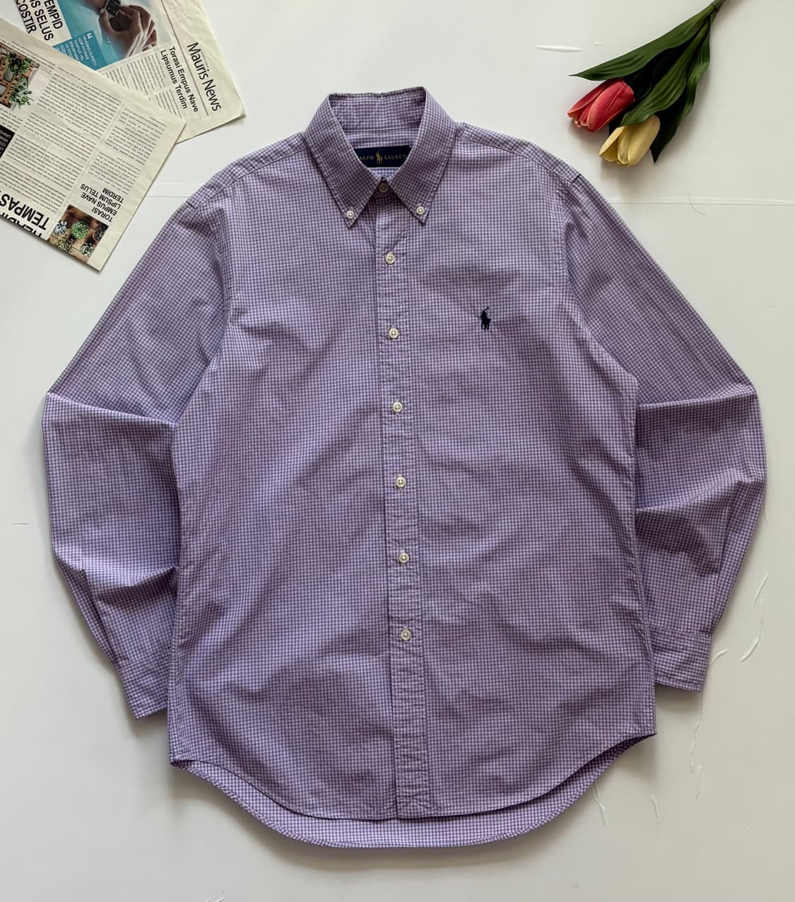 Polo 폴로랄프로렌 깅엄 체크 셔츠 상품이미지2