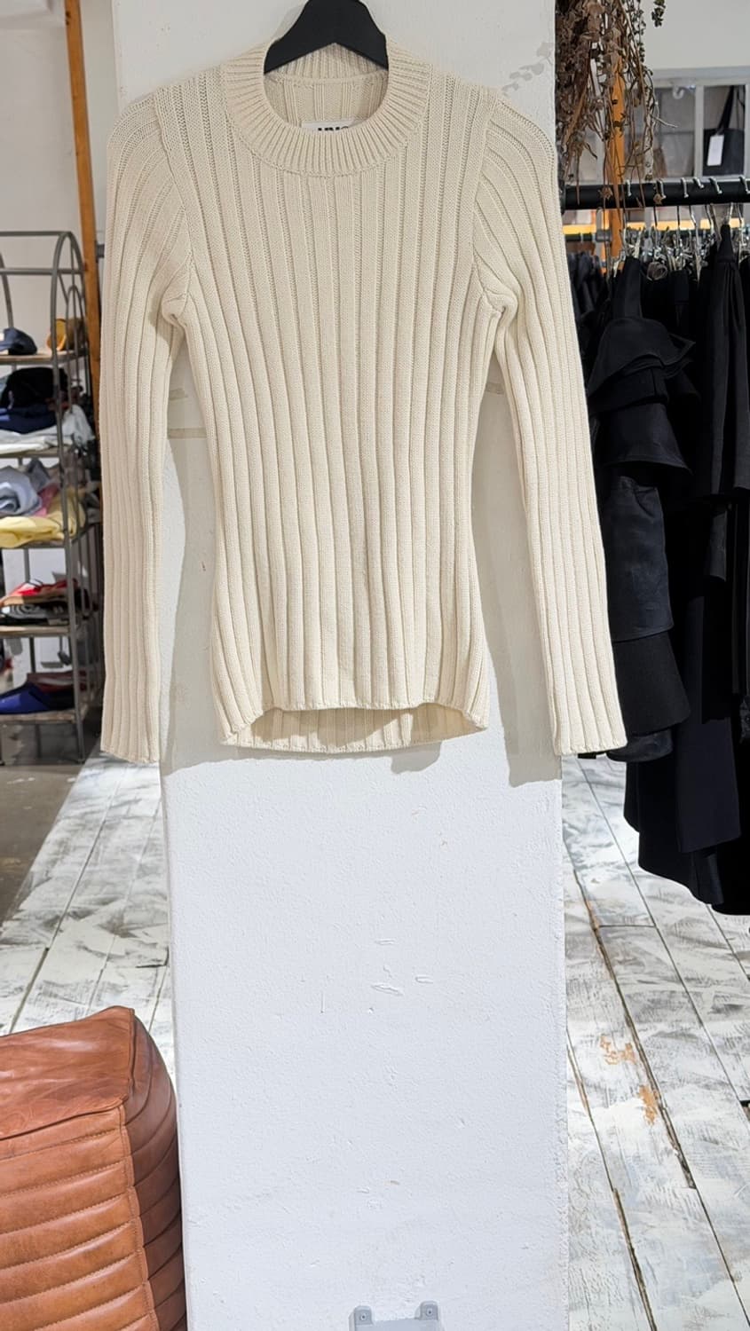 mm6 아이보리 백 오픈 립 니트 탑 상품이미지6