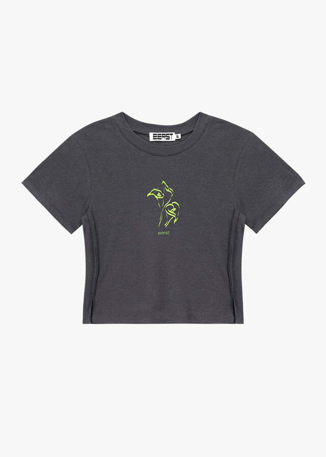 EERST 이어스트 Key hole HS T-Shirt Charcoal 상품이미지3