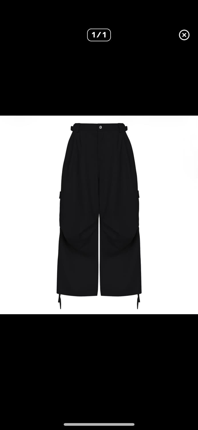 [2] 카미엔 코인서울 247 올데이 슬랙스 블랙 상품이미지1