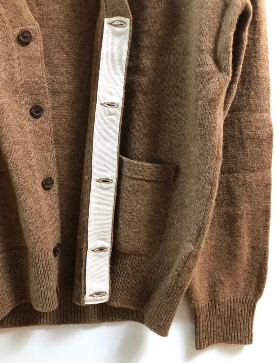 메종키츠네 램스 울 가디건 상품이미지4