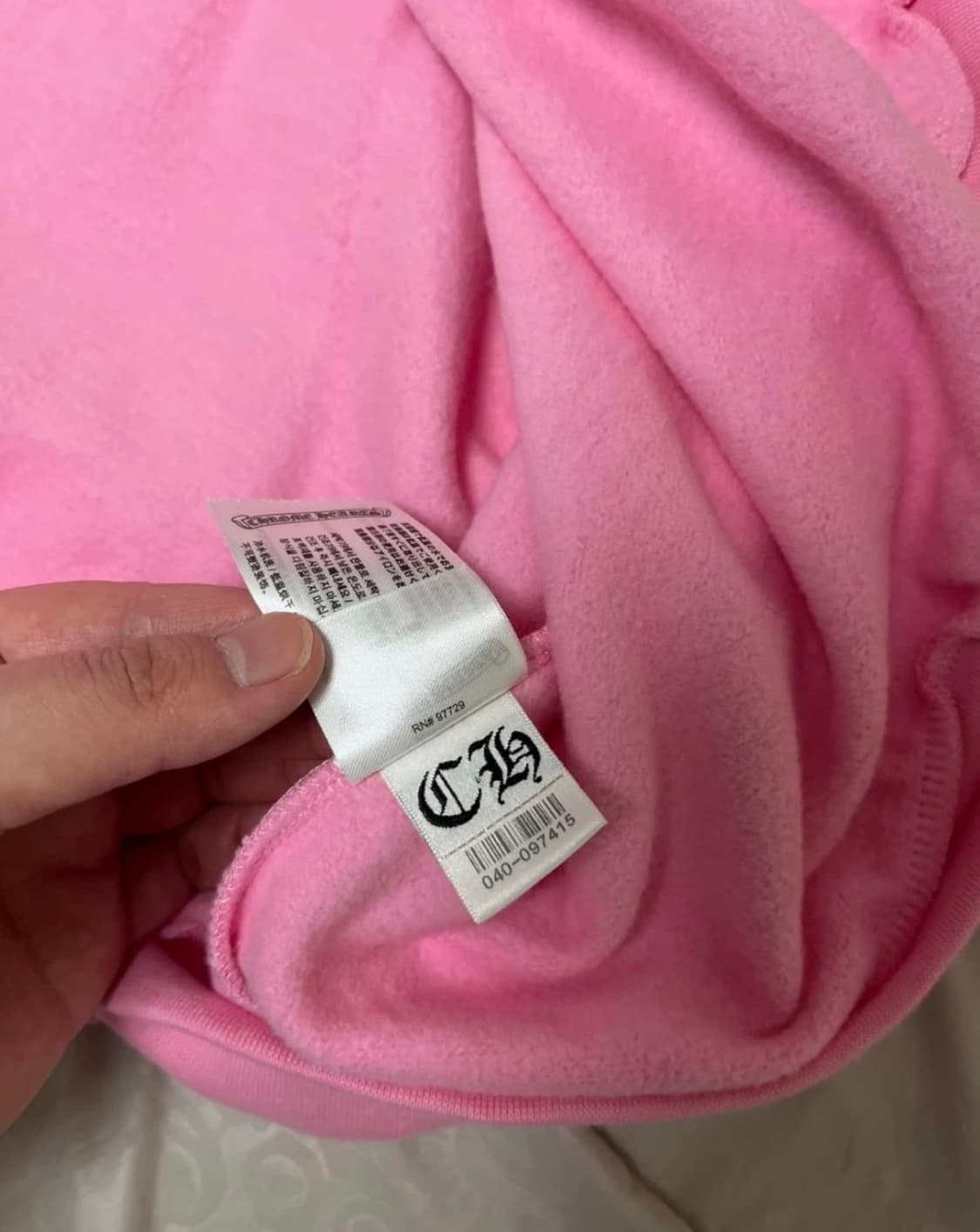 크롬하츠 핑크 블루 홀스슈 후드티 상품이미지7