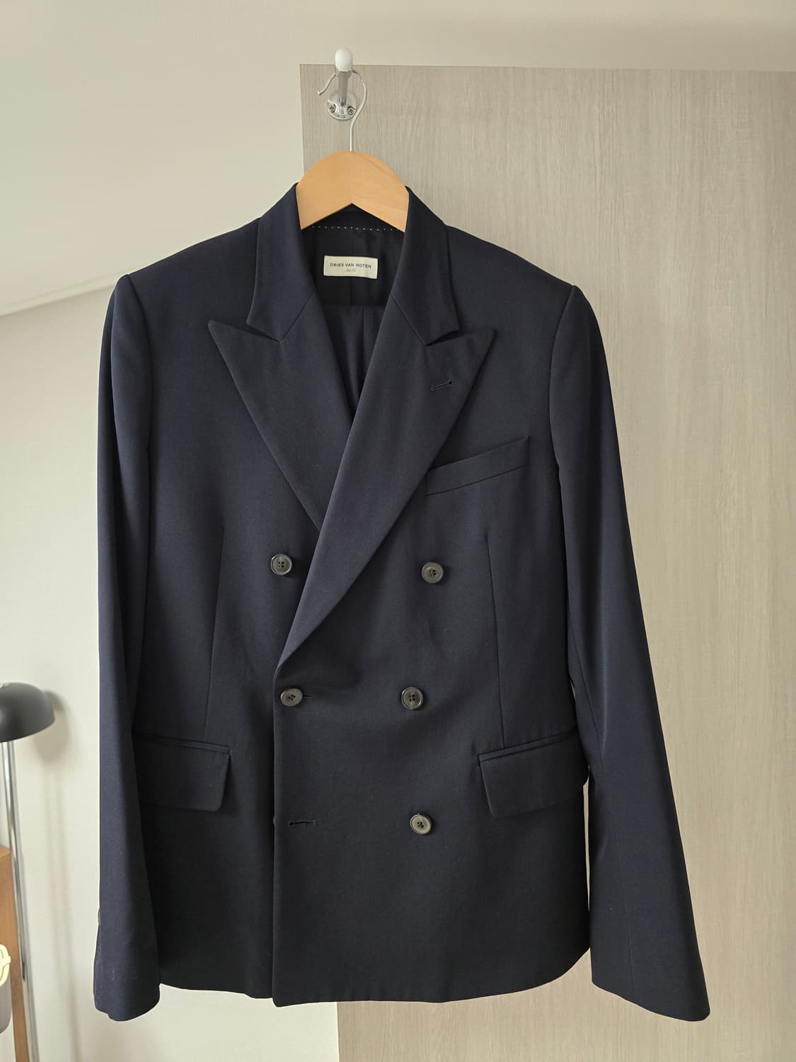 드리스반노튼 더블브레스티드 다크네이비 수트 50 상품이미지1