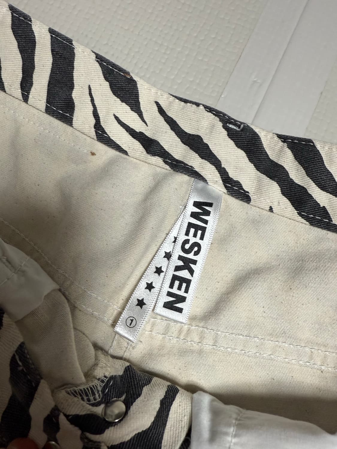 웨스켄 지브라데님 팬츠 상품이미지3