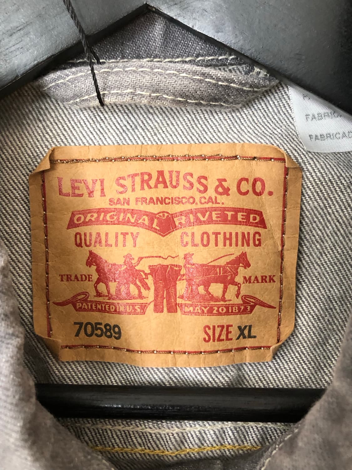Levi's 리바이스 그레이 데님 자켓 상품이미지9