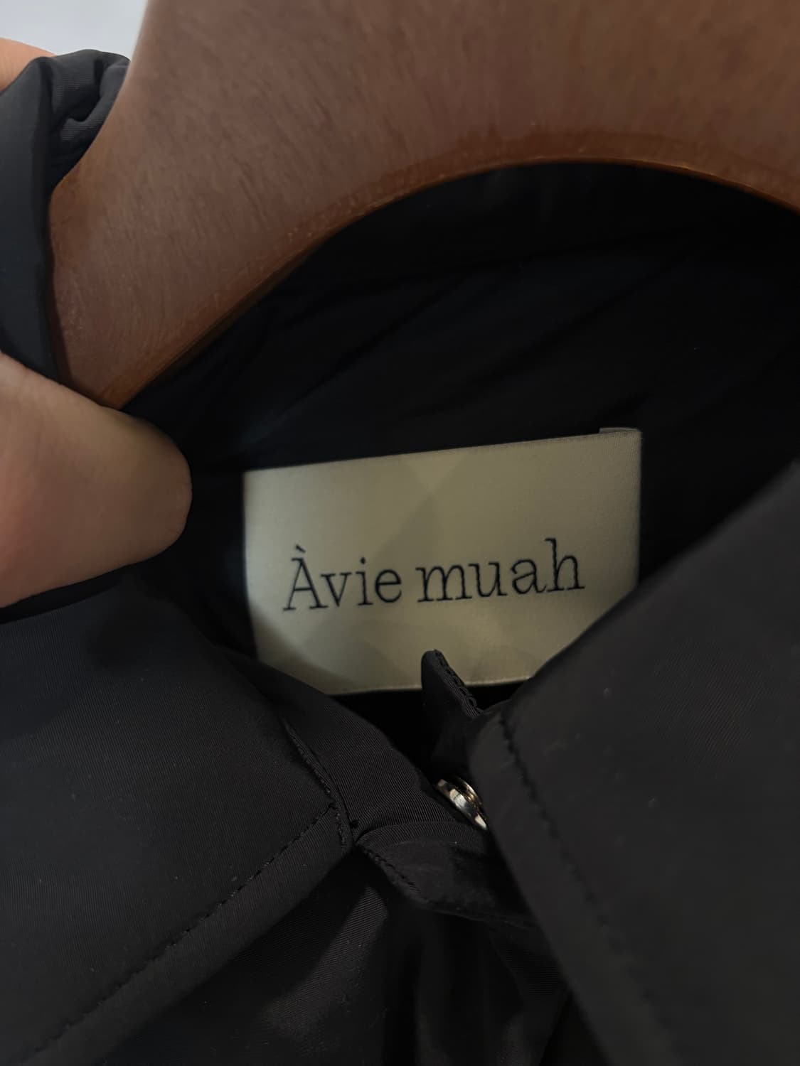 (1) 아비에무아 덕 다운 숏 재킷 블랙 상품이미지4