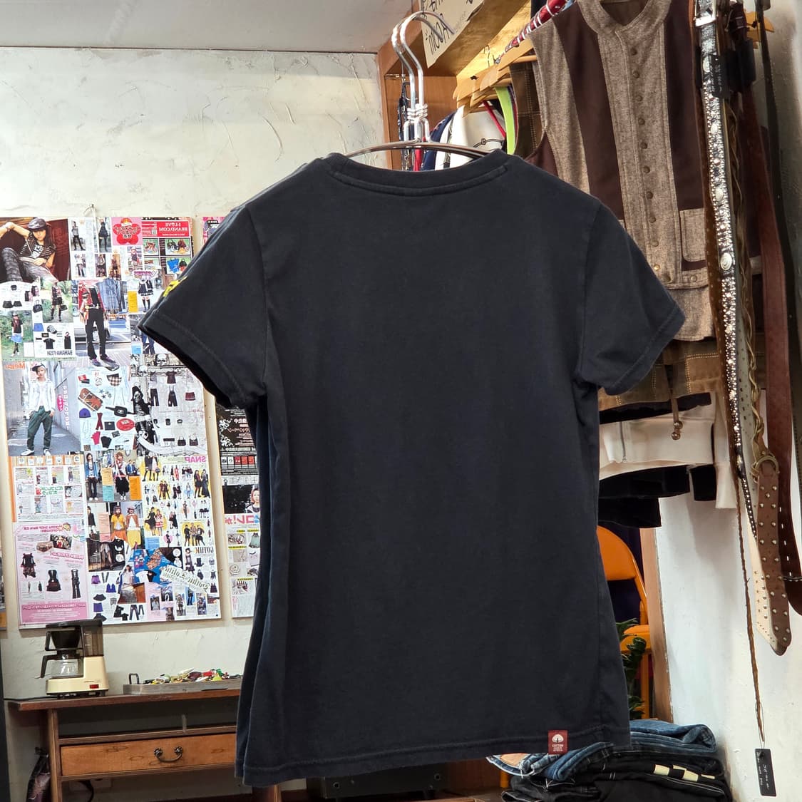 JPN 퓨마 프린팅 네이비 슬림핏 반팔 상품이미지5