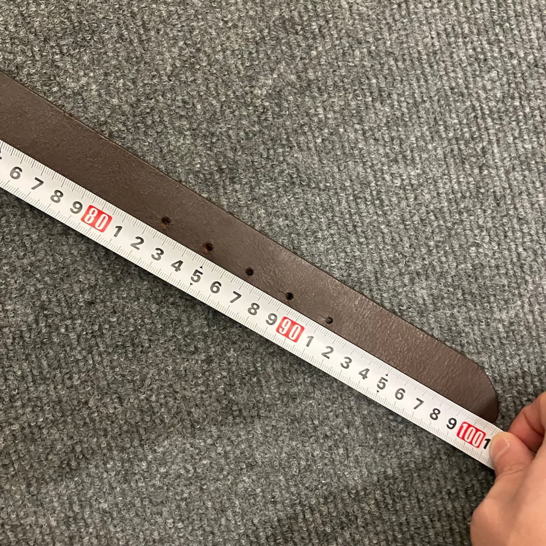 N112 리바이스 버클 가죽탭로고 벨트 상품이미지5