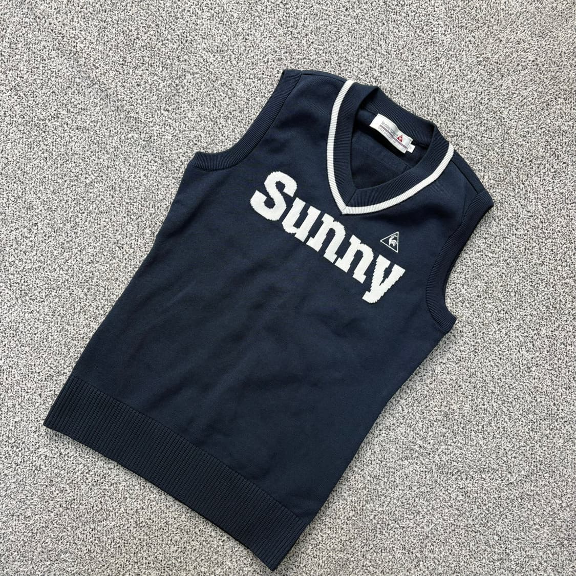 S 르꼬끄 골프 여성 니트 조끼 베스트 0331J 상품이미지1