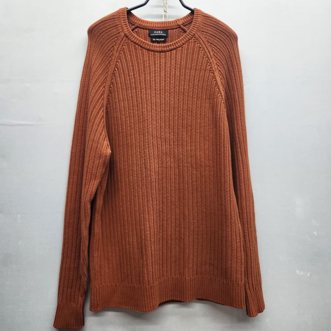자라 ZARA 고급코튼 소재 니트 L(L) 상품이미지1