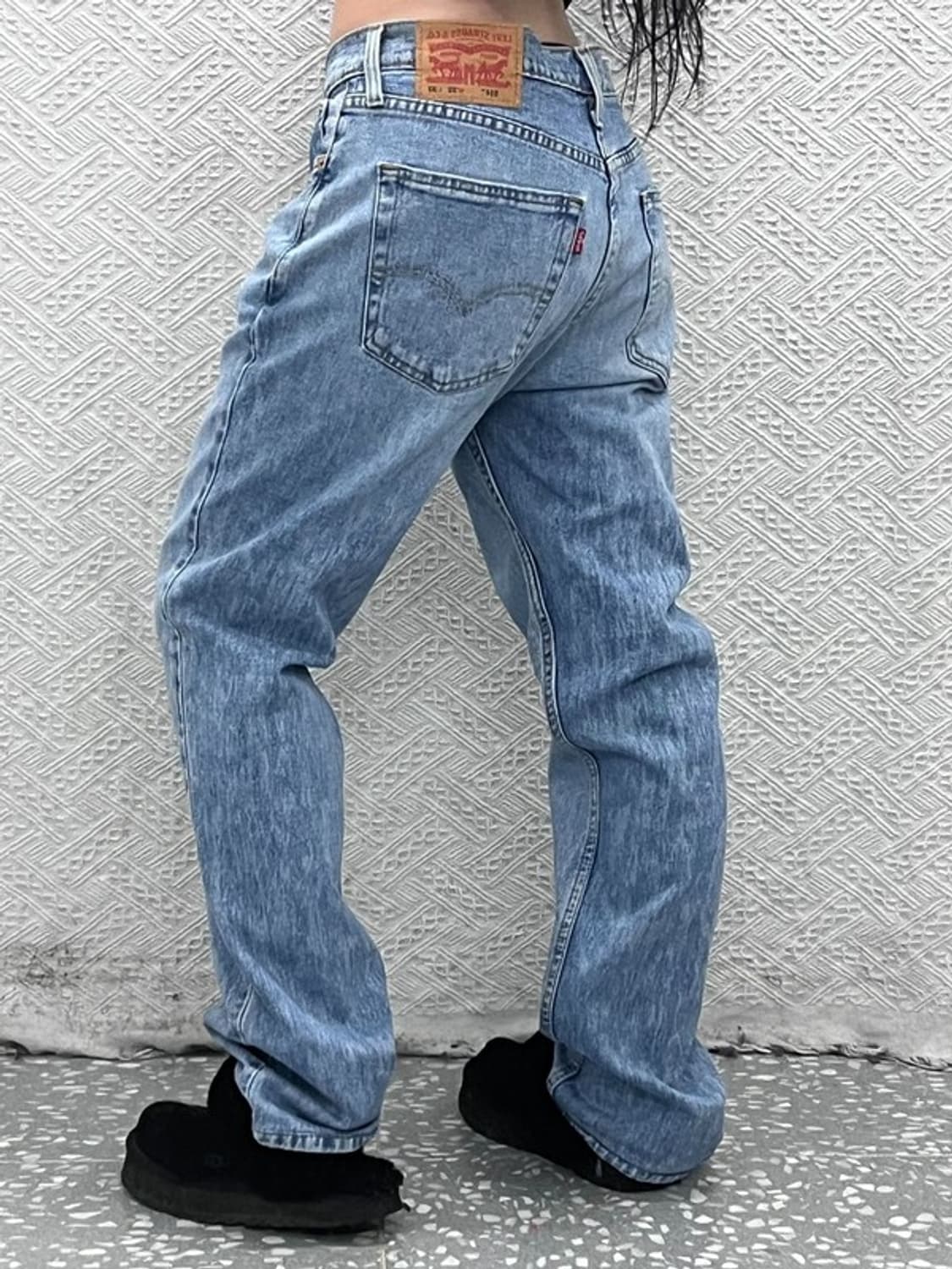 리바이스 514 캐주얼 빈티지 데미지 워싱 데님팬츠 32인치 C08591 상품이미지1