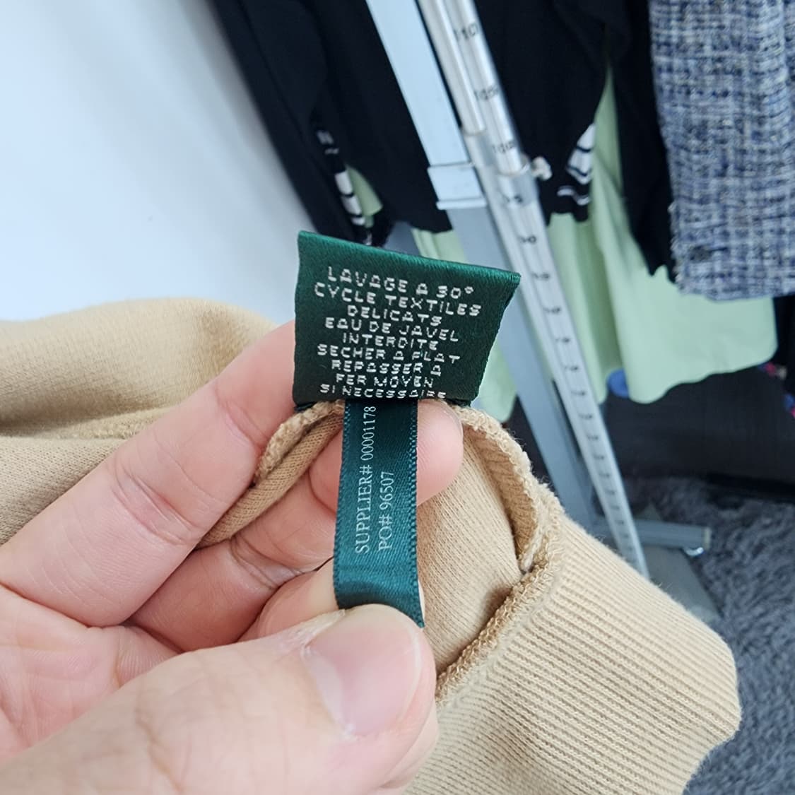 랄프로렌 베이지색 후드 집업 자켓 상품이미지6