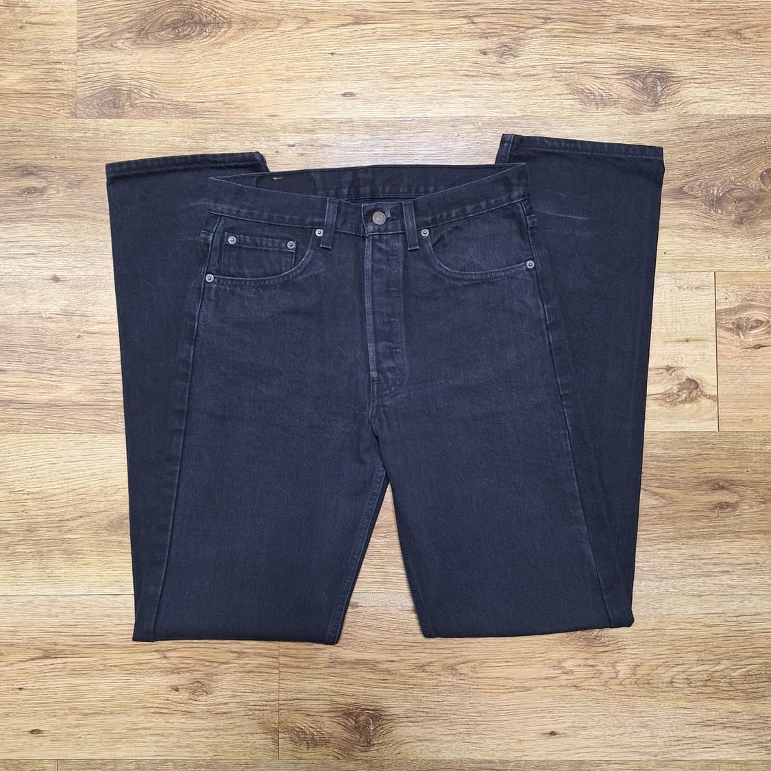 90s 미제 빈티지리바이스 501 블랙 31X34 상품이미지2