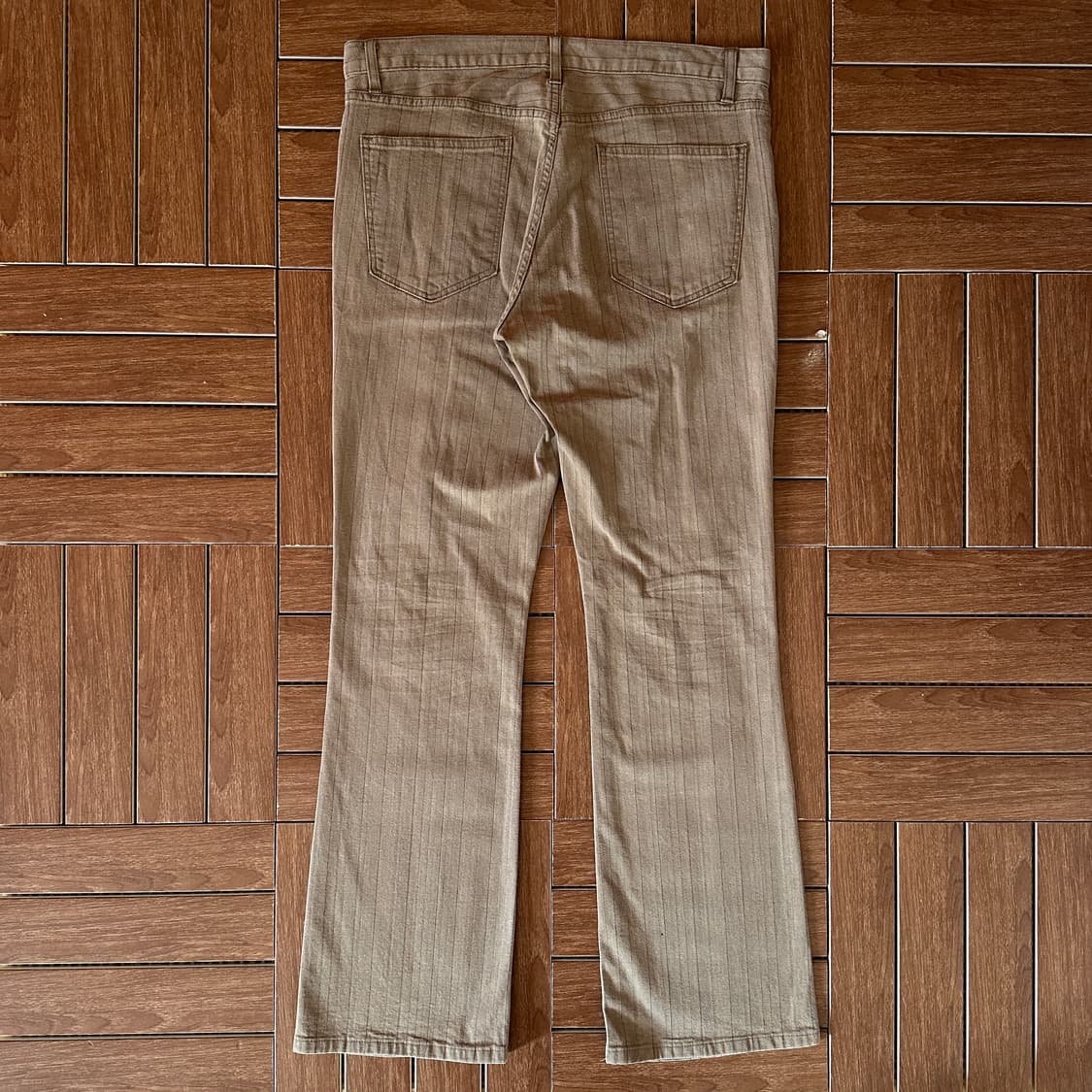 Blueway striped boots-cut cotton pants 상품이미지2