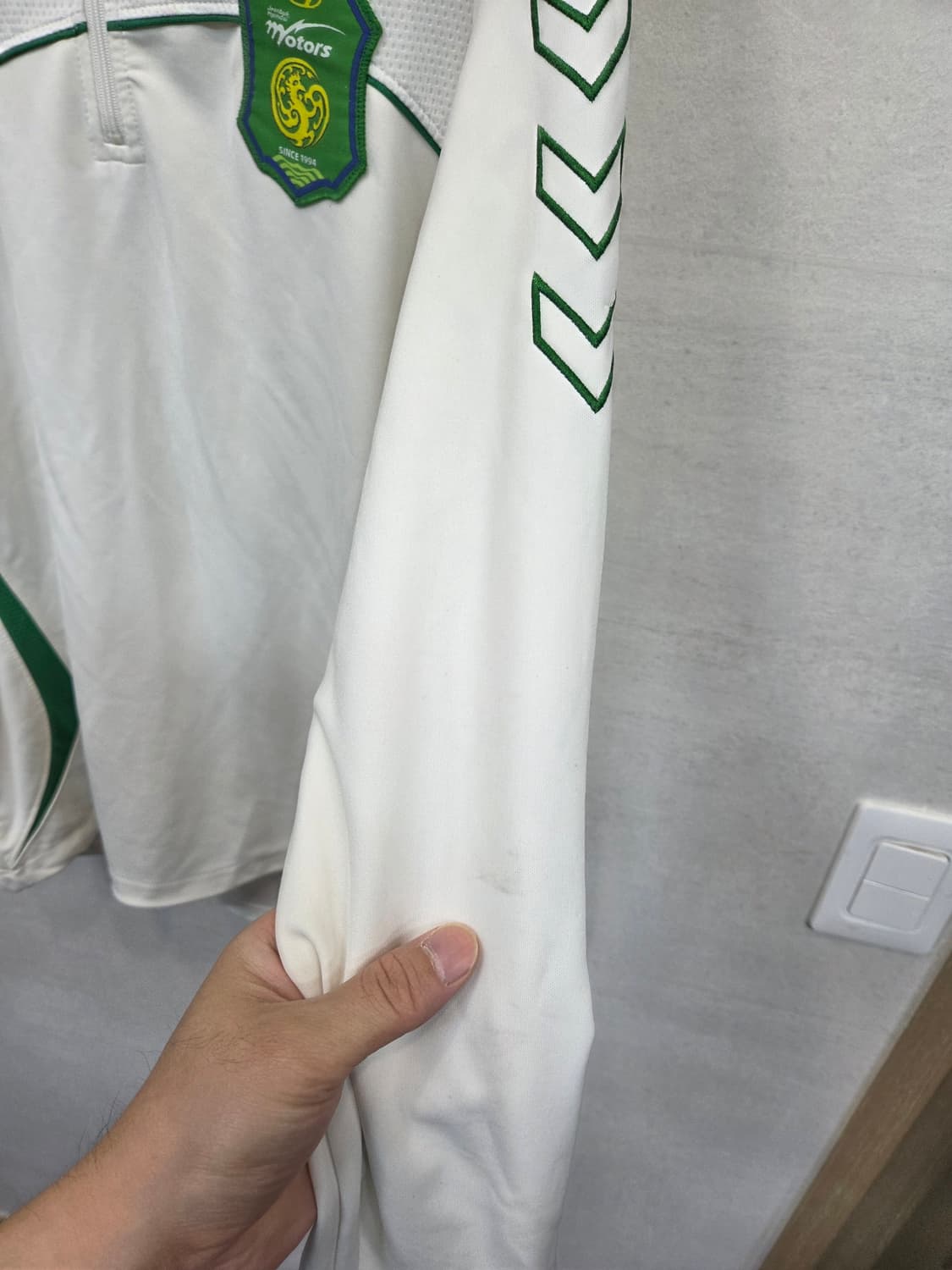 험멜 전북현대 반집업 기능성 져지 긴팔 xxl 상품이미지8