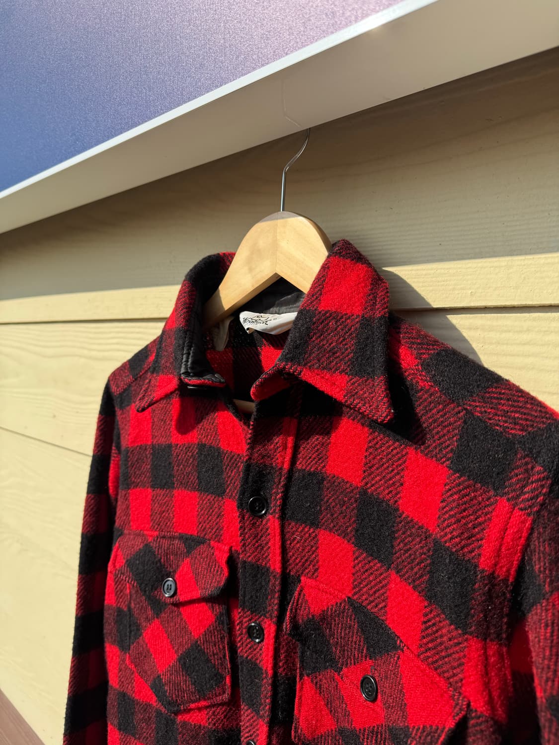 90s 울리치 버팔로 체크 워크셔츠 상품이미지5