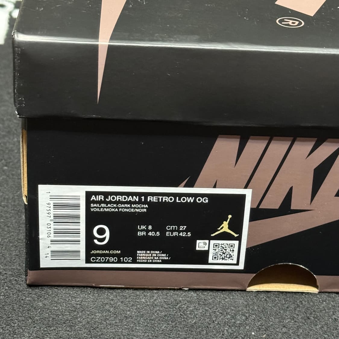 [270] 조던1 로우 다크 모카 상품이미지10