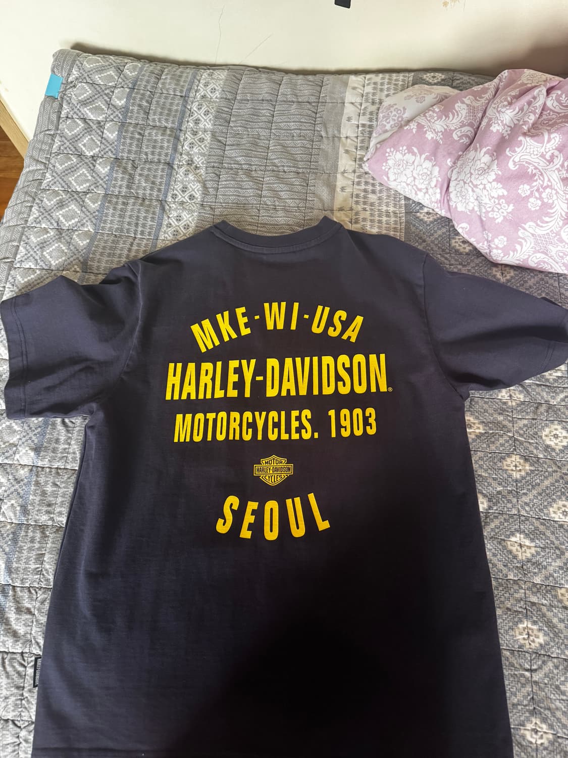 할리데이비슨 반팔 네이비 상품이미지1