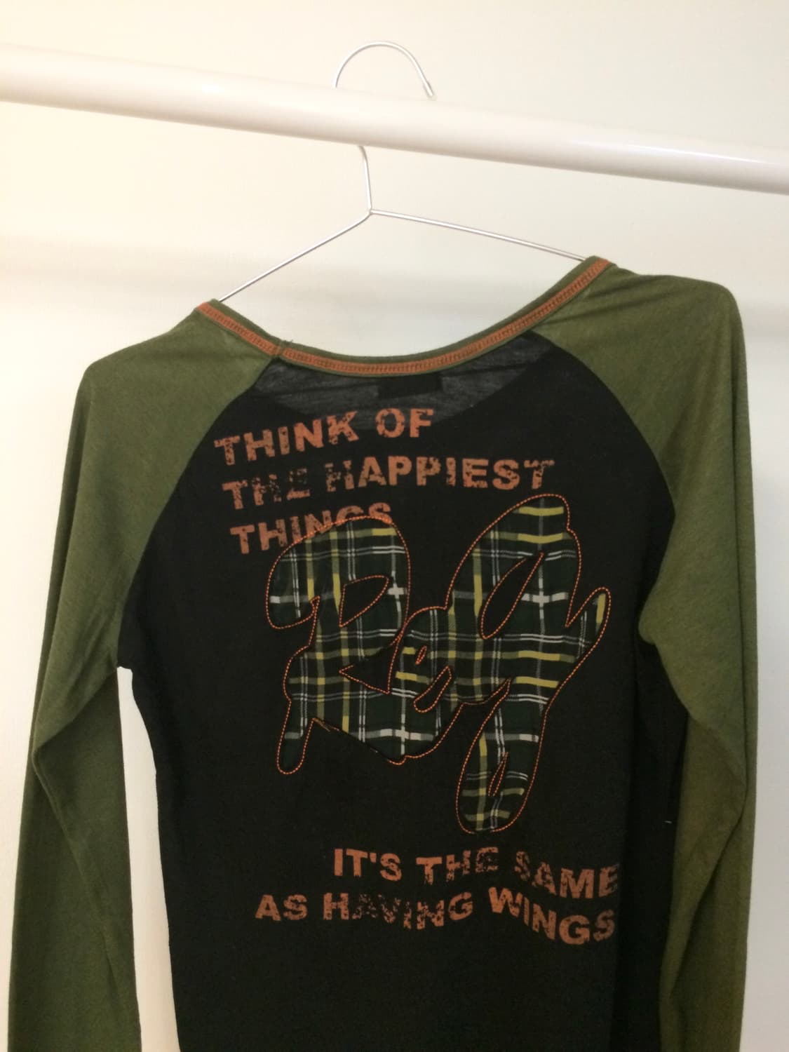 Raglan Y2K Lettering Top 상품이미지4