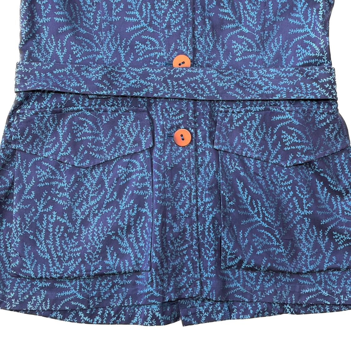 겐조 정글 블루 패턴 반팔 원피스 상품이미지4