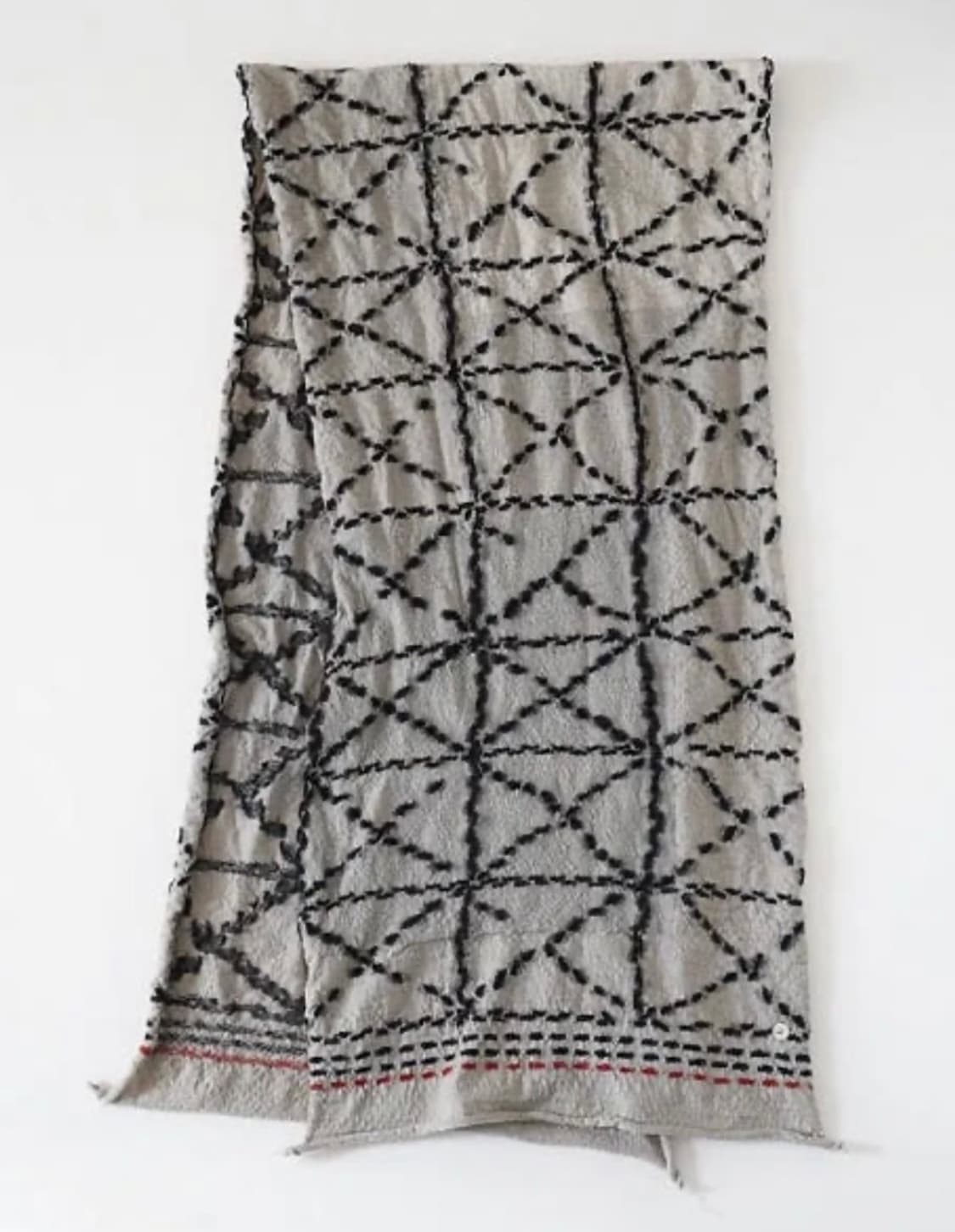 KAPITAL 융합 모직 사시코 HAPPY 머플러 축융 목도리 스카프 상품이미지1