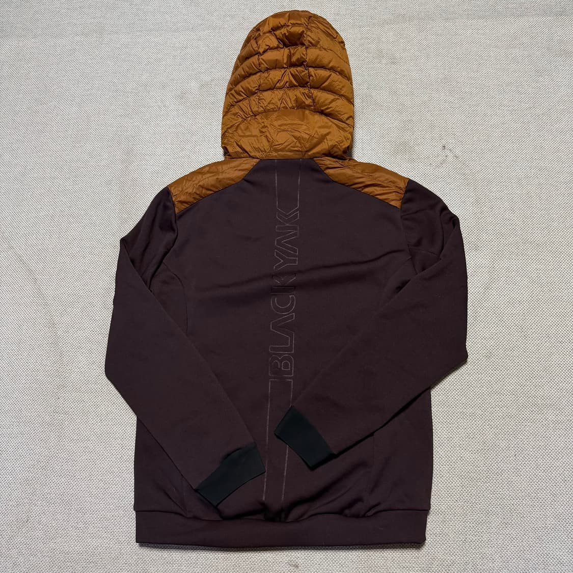 블랙야크 브라운 경량 후드 패딩 상품이미지7