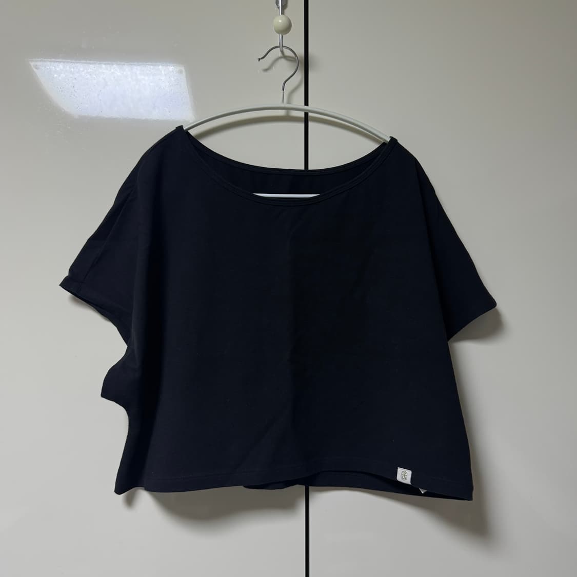 프론투라인 반다 매일 수련 크롭 커버업 블랙 S 상품이미지3