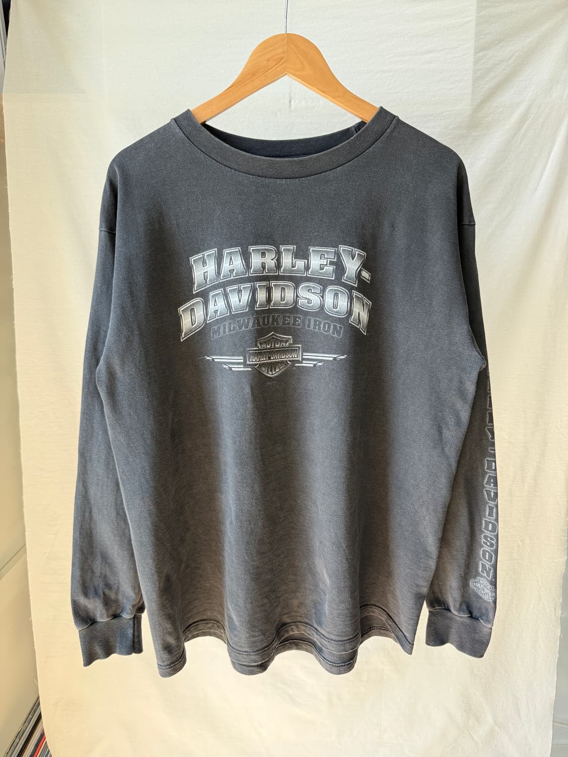 할리데이비슨 00s 크롬 빈티지 롱슬리브 티셔츠  상품이미지1