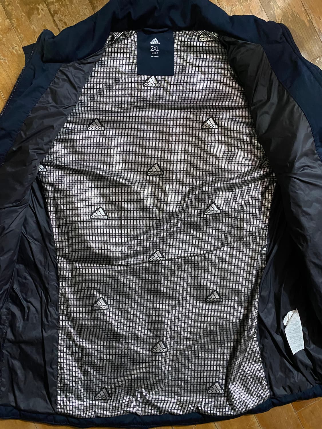 아디다스 골프 다운 패딩 조끼 2XL 네이비 상품이미지4