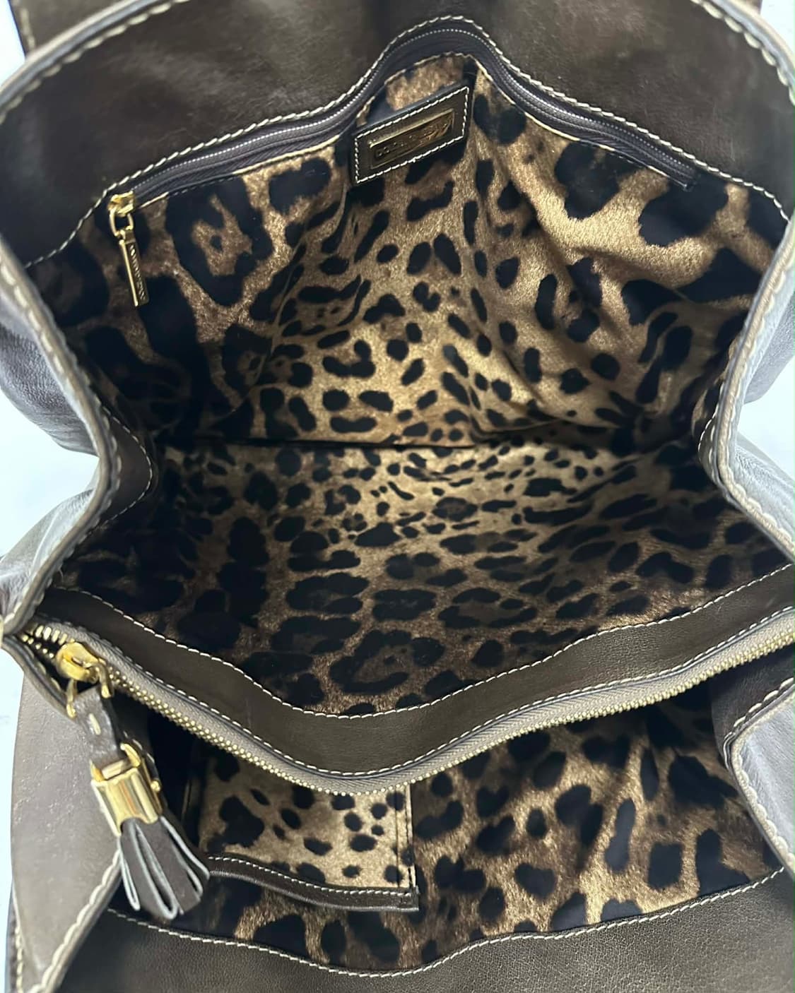 돌체앤가바나 Y2K 가죽 레오파드 숄더 & 토트백 상품이미지7