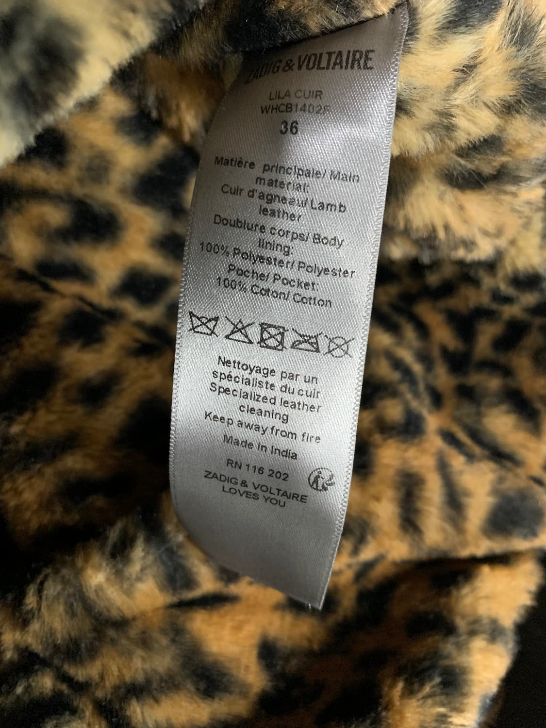 자딕앤볼테르 가죽자켓  상품이미지8