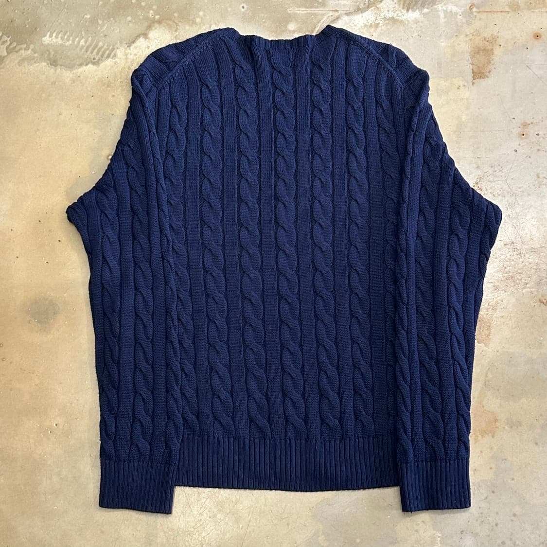 XL 폴로랄프로렌 네이비 케이블 니트 상품이미지3
