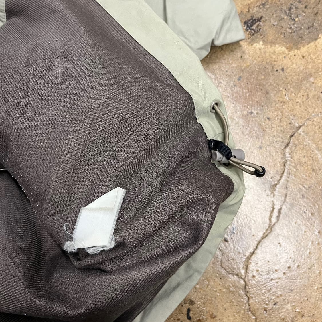 [정품/100] 컬럼비아 후드 바람막이 자켓 베이지 b10 상품이미지8