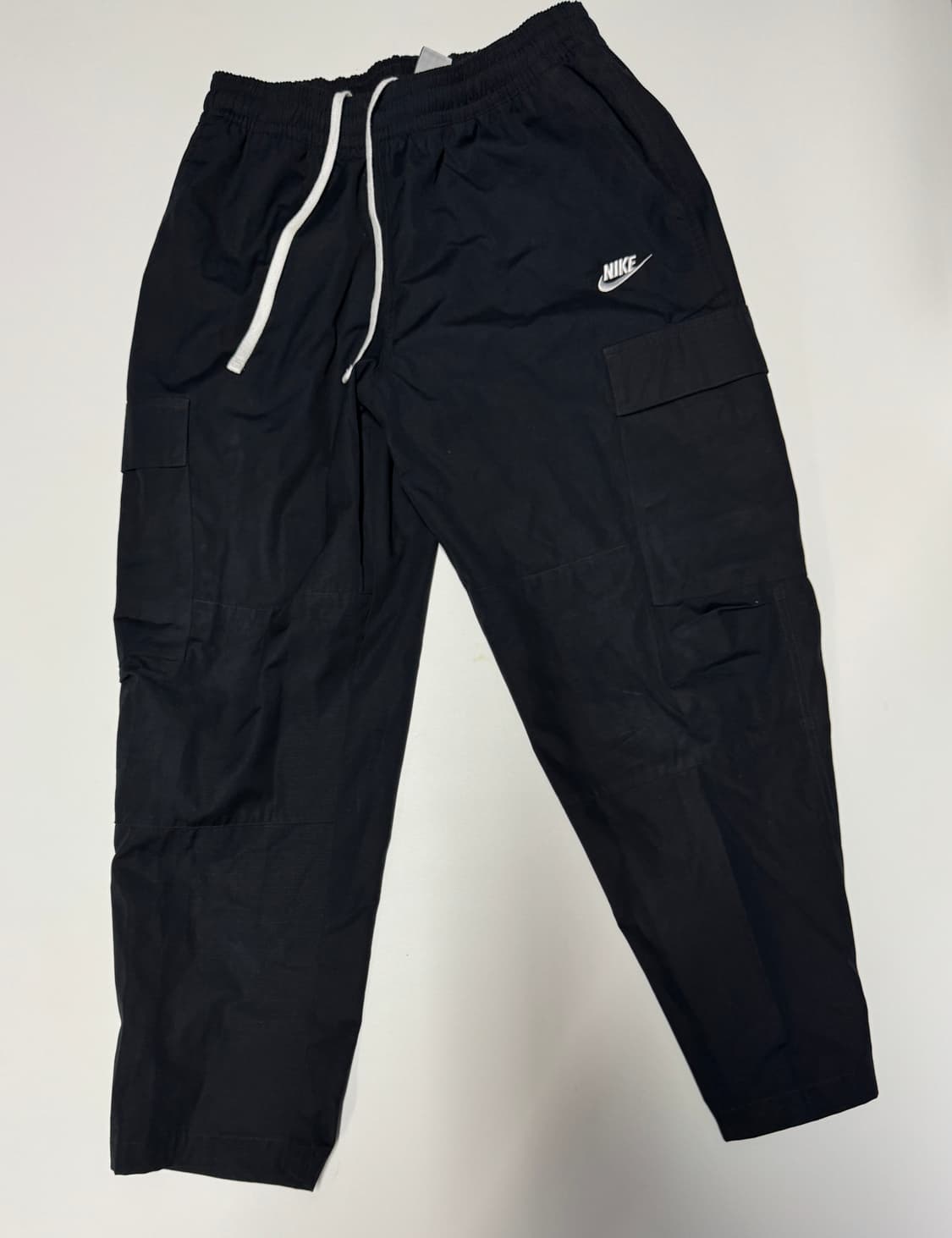 나이키 24년도 최신 밴딩 카고 조거팬츠 블랙 L 상품이미지1