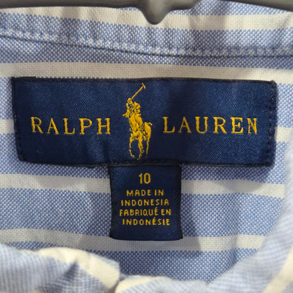 폴로랄프로렌 키즈 버튼다운 스트라이프 옥스포드 셔츠 10 상품이미지3