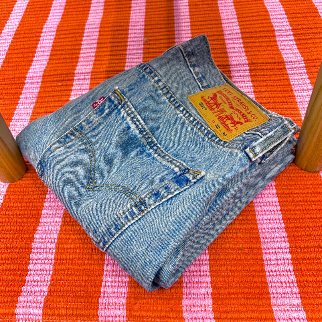 리바이스 501 스트레이트 데님 팬츠 (32) 상품이미지1