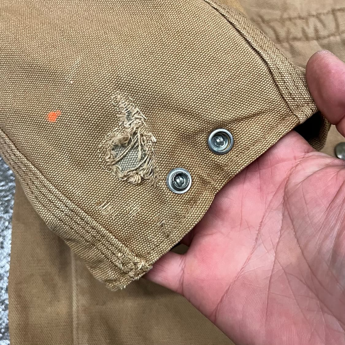 90s USA 칼하트 초어 자켓 (110) 상품이미지5